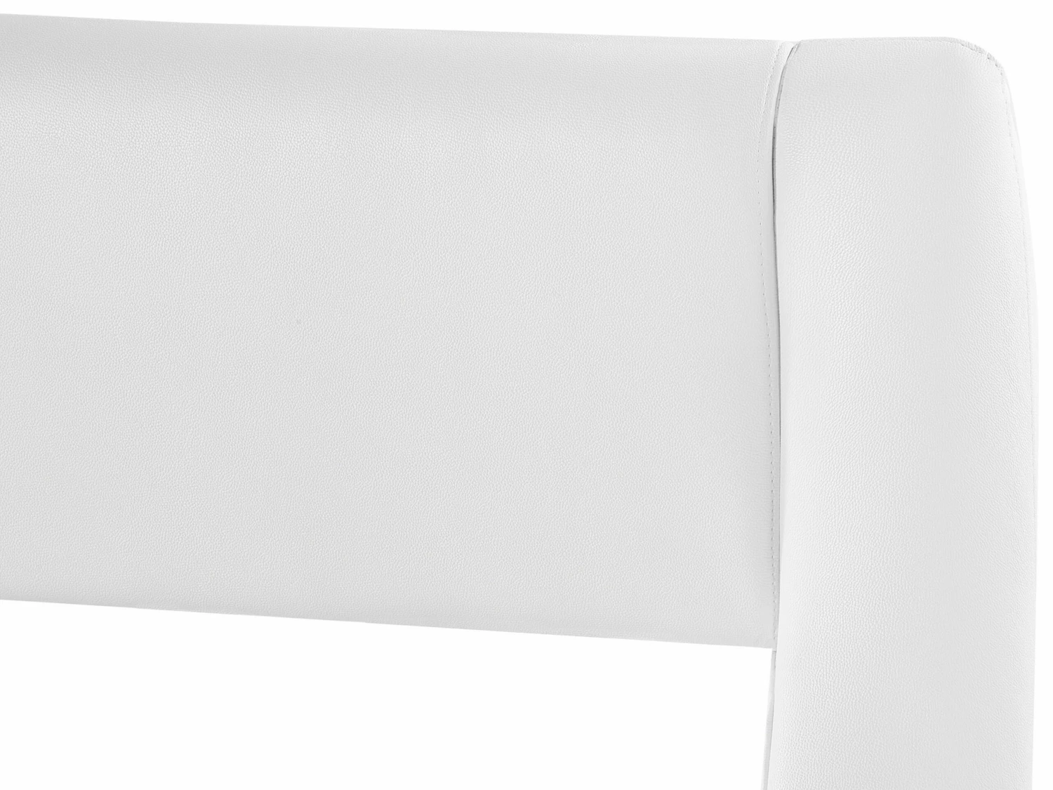 Leather EU Bed White AVIGNON Various Sizes - Image 3