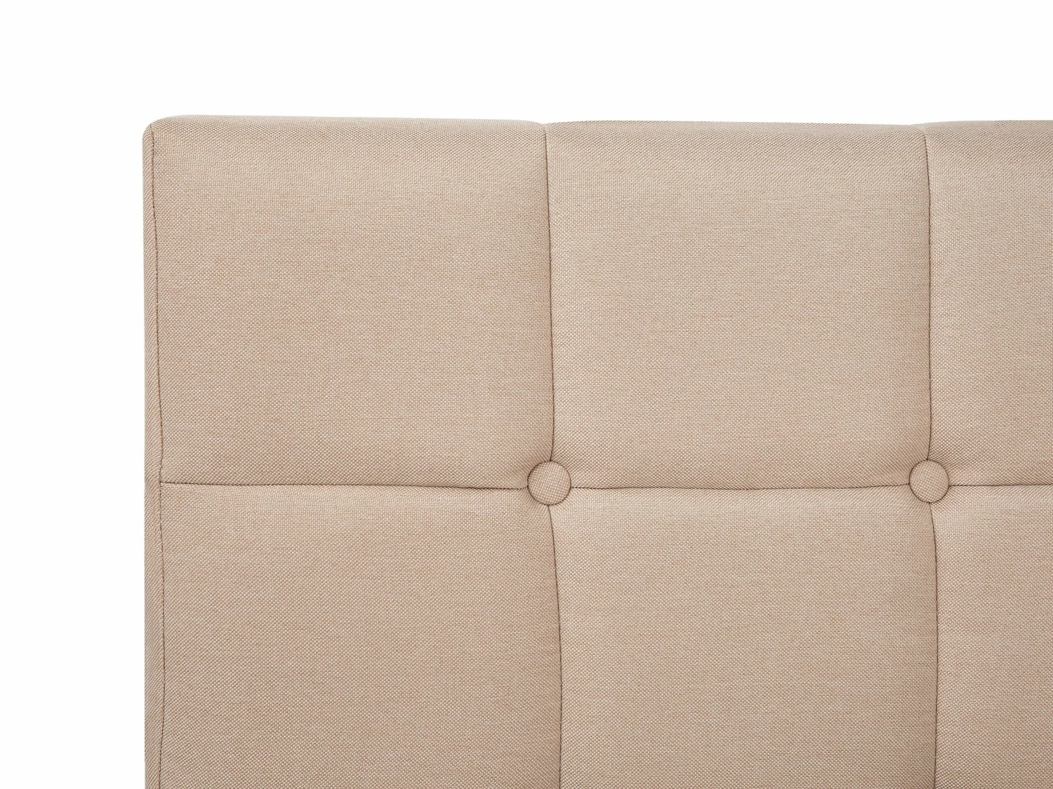 Fabric EU Super King Size Divan Bed Beige ADMIRAL 8 Fabric EU Super King Size Divan Bed Beige ADMIRAL - Image 8