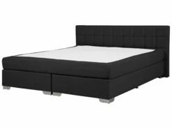 Fabric Divan Bed Black ADMIRAL Various Sizes