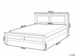 Wooden Bed White OLIVET Various Sizes -Cheap Bed Linings Store undef src sa picid 683328 type whitesh image