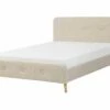 Fabric Bed Beige RENNES Various Sizes
