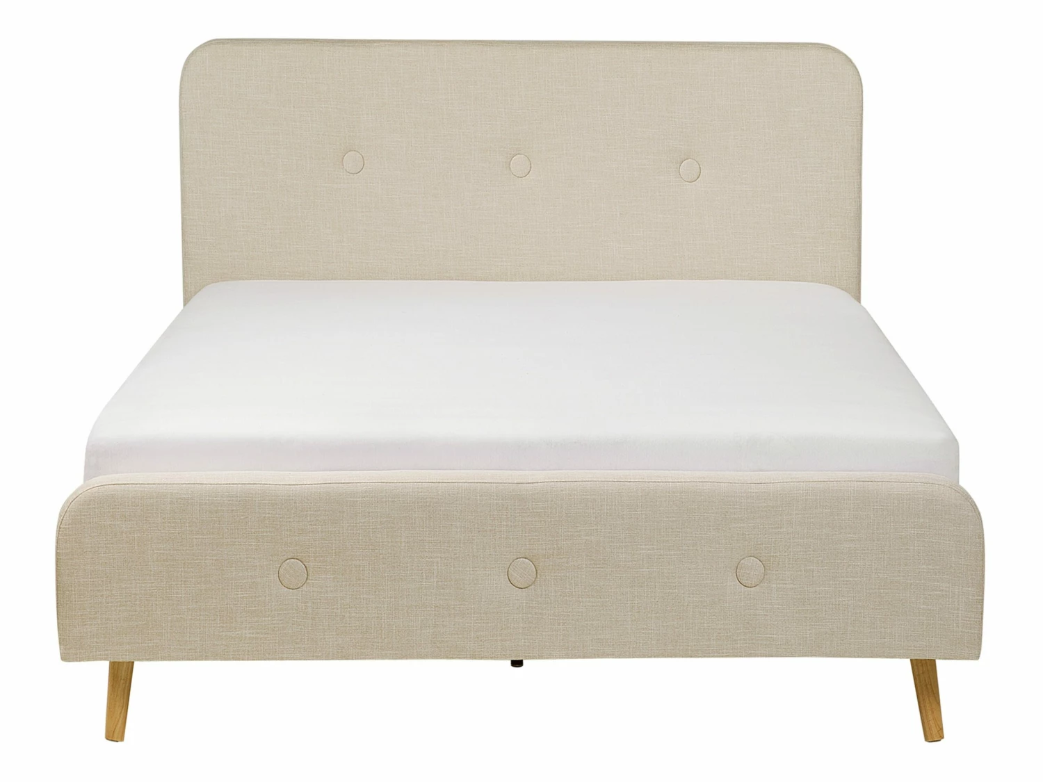 Fabric Bed Beige RENNES Various Sizes 3 Fabric Bed Beige RENNES Various Sizes - Image 3
