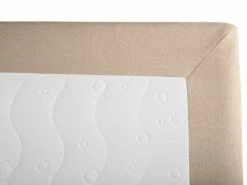 Fabric Divan Bed Beige PRESIDENT Various Sizes -Cheap Bed Linings Store undef src sa picid 694488 type whitesh image