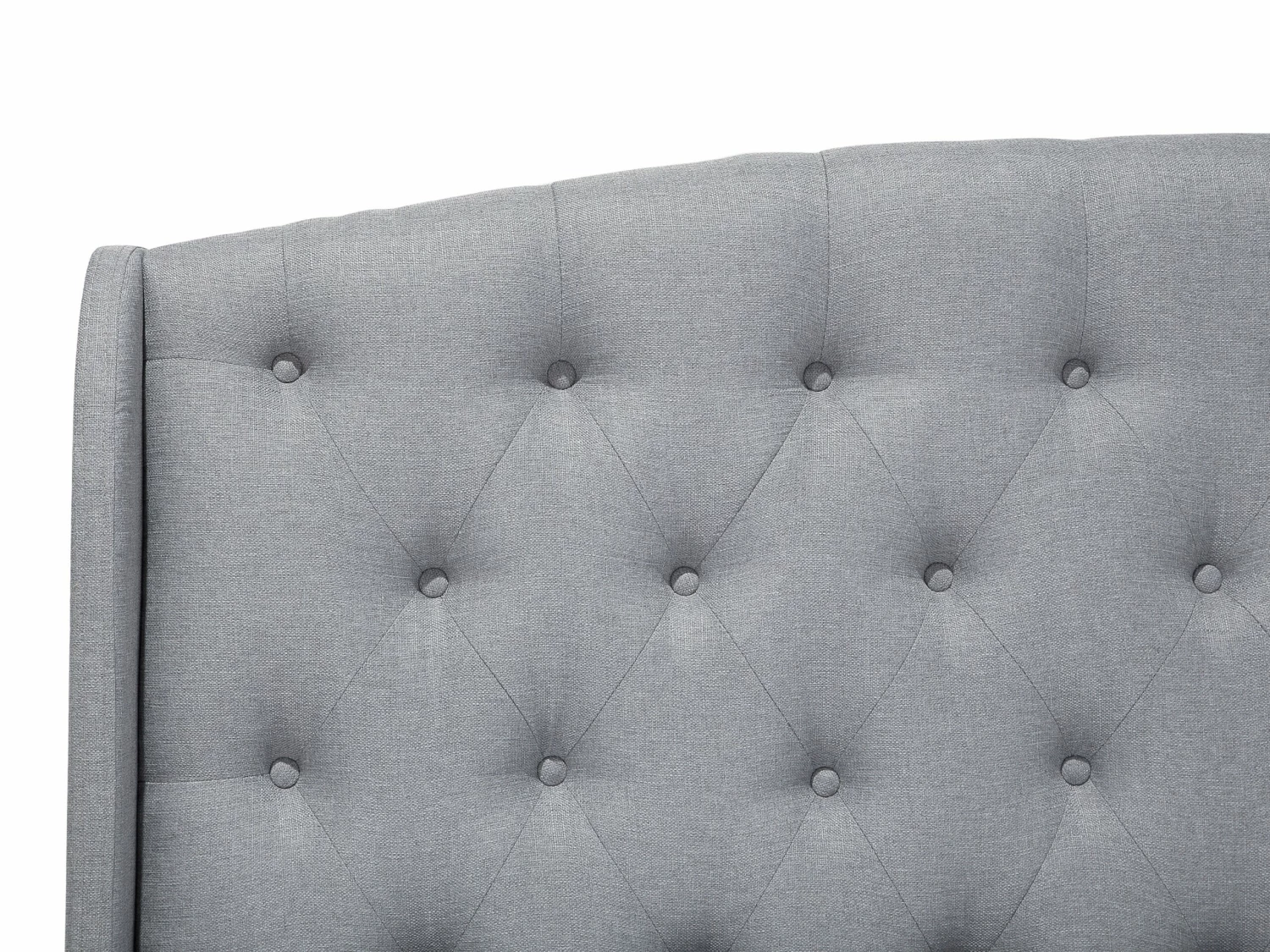 Fabric Bed Grey BORDEAUX Various Sizes - Image 8