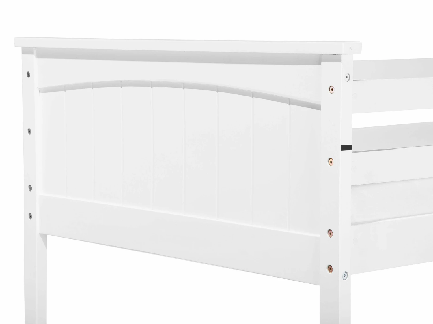 Wooden EU Single Size Bunk Bed White RADON 6 Wooden EU Single Size Bunk Bed White RADON - Image 6