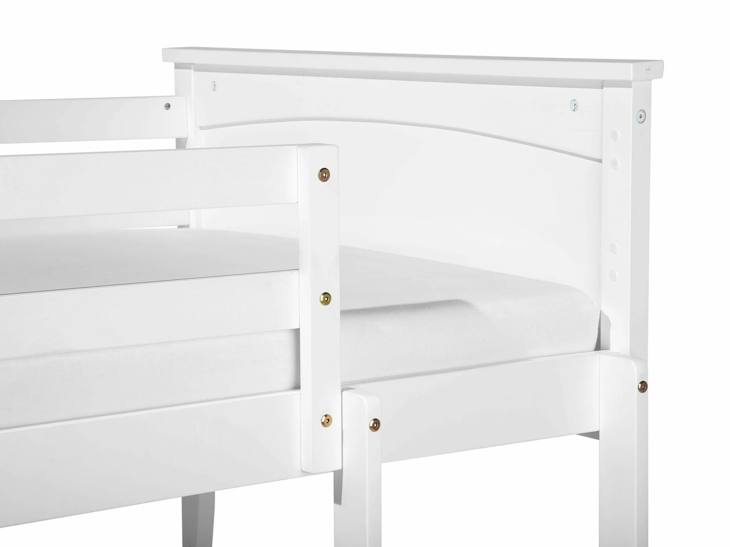 Wooden EU Single Size Bunk Bed White RADON 8 Wooden EU Single Size Bunk Bed White RADON - Image 8
