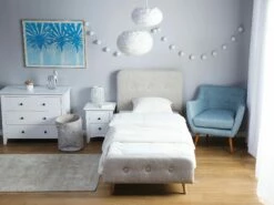 Fabric EU Single Size Bed Beige RENNES -Cheap Bed Linings Store undef src sa picid 702582 type whitesh image