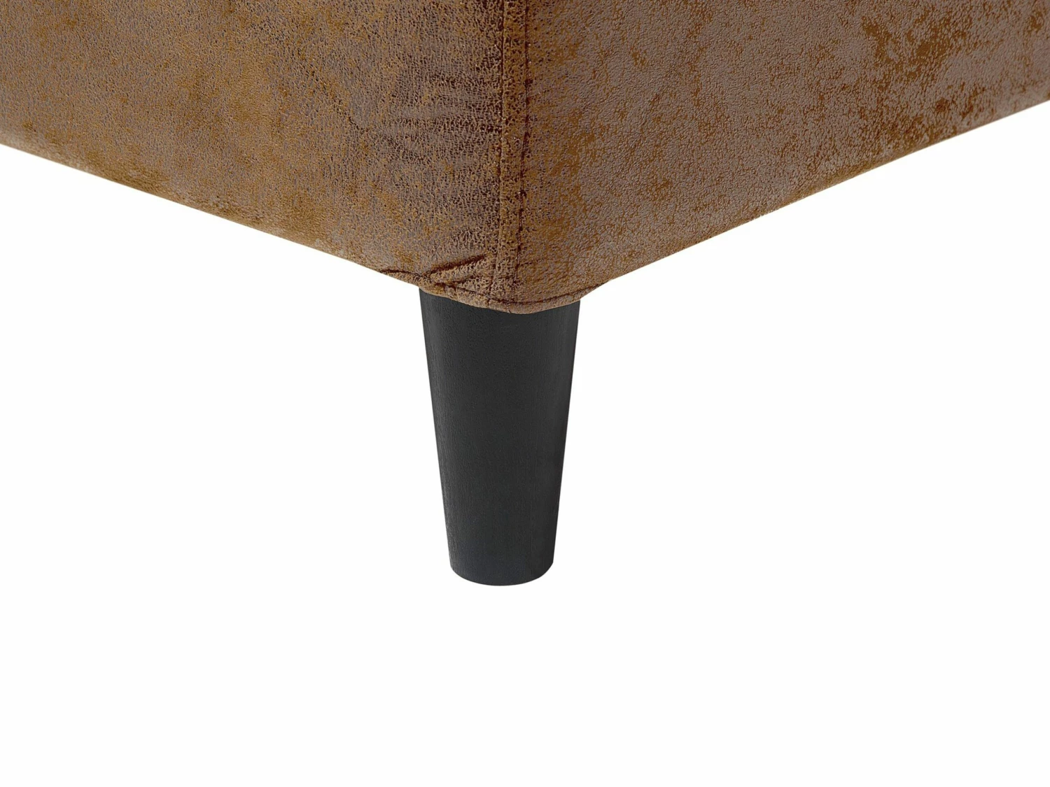 Faux Leather Bed Brown FITOU Various Sizes - Image 7