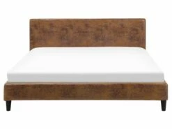 Faux Leather Bed Brown FITOU Various Sizes -Cheap Bed Linings Store undef src sa picid 709861 type whitesh image
