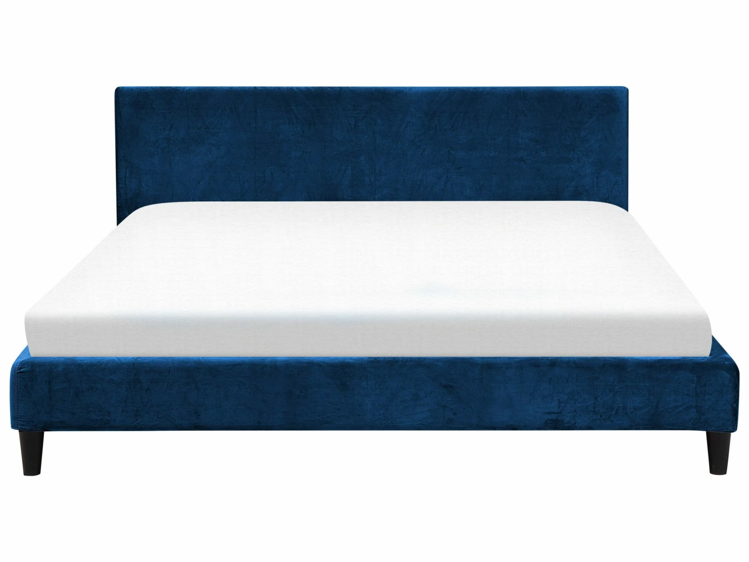 Velvet Bed Navy Blue FITOU Various Sizes 4 Velvet Bed Navy Blue FITOU Various Sizes - Image 4