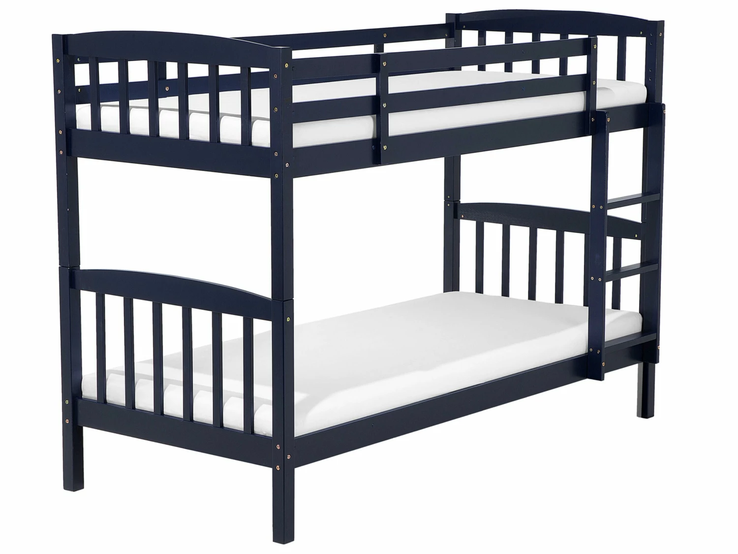 Wooden EU Single Size Bunk Bed Dark Blue REVIN 1 Wooden EU Single Size Bunk Bed Dark Blue REVIN