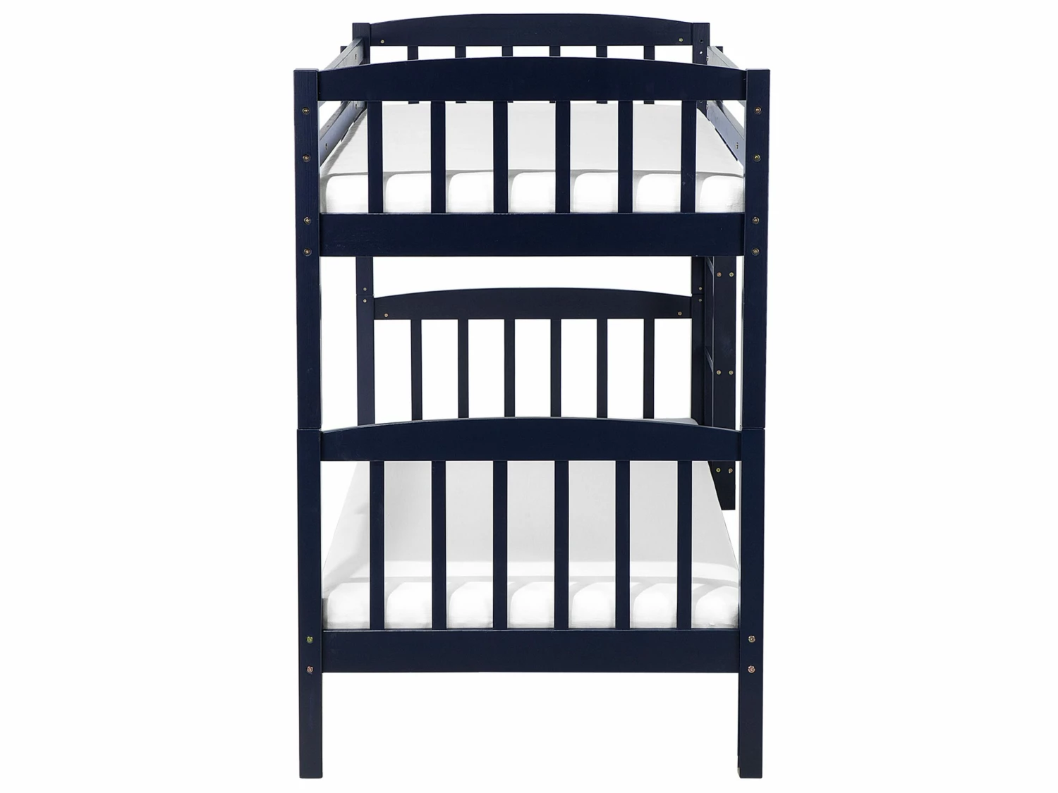 Wooden EU Single Size Bunk Bed Dark Blue REVIN 4 Wooden EU Single Size Bunk Bed Dark Blue REVIN - Image 4