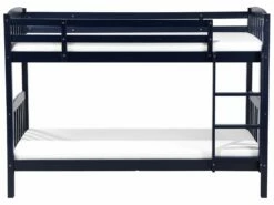 Wooden EU Single Size Bunk Bed Dark Blue REVIN 12 Wooden EU Single Size Bunk Bed Dark Blue REVIN -Cheap Bed Linings Store undef src sa picid 711266 type whitesh image