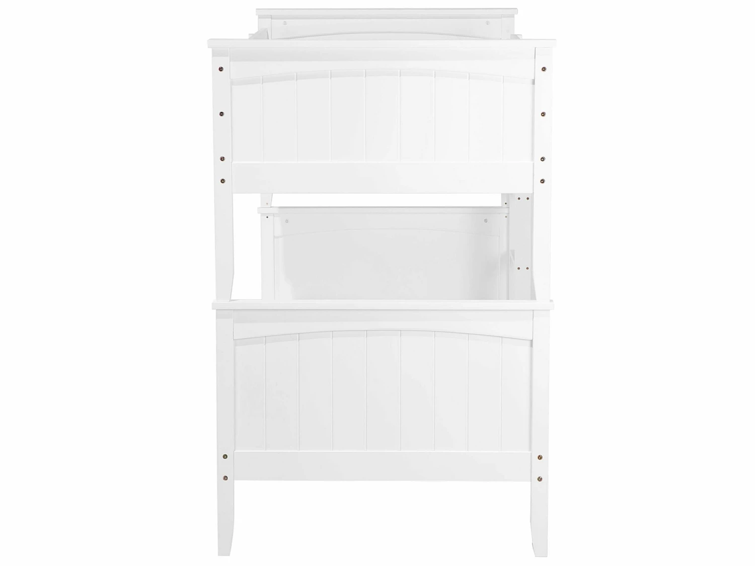 Wooden EU Single Size Bunk Bed White RADON 4 Wooden EU Single Size Bunk Bed White RADON - Image 4