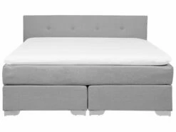 Fabric Divan Bed Light Grey CONSUL Various Sizes -Cheap Bed Linings Store undef src sa picid 718326 type whitesh image