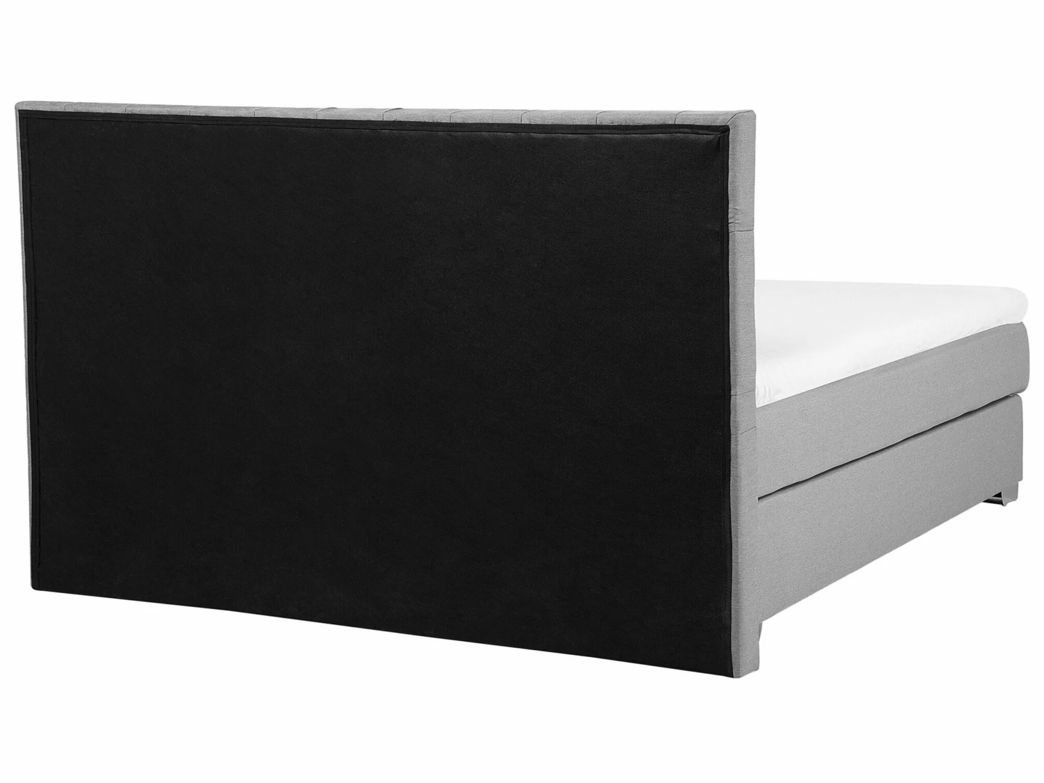 Fabric Divan Bed Light Grey DUCHESS Various Sizes 6 Fabric Divan Bed Light Grey DUCHESS Various Sizes - Image 6