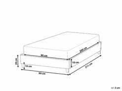 Fabric EU Single Size Bed Beige ROANNE 17 Fabric EU Single Size Bed Beige ROANNE -Cheap Bed Linings Store undef src sa picid 721500 type whitesh image