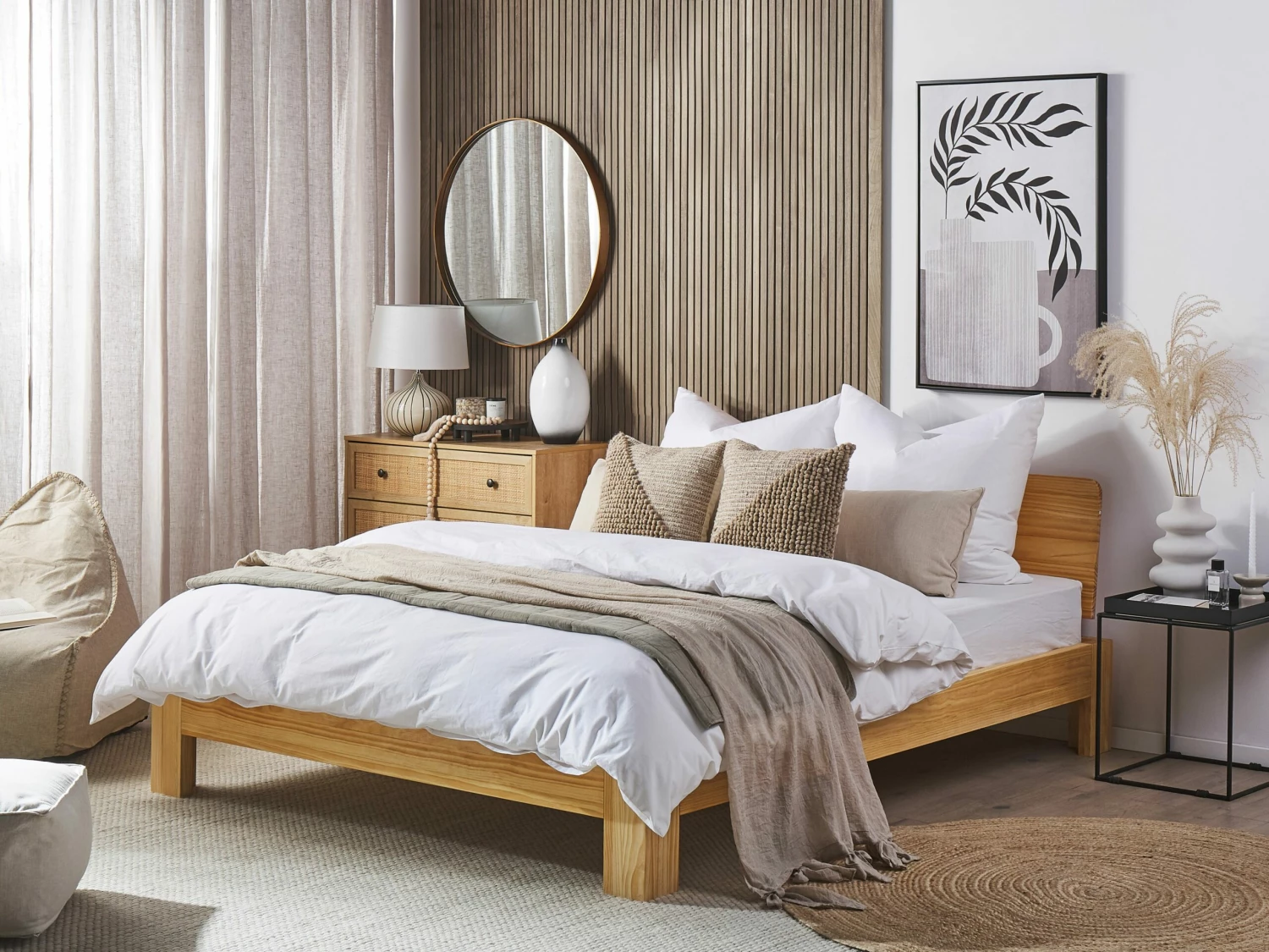 Wooden Bed Light ROYAN Various Sizes - Image 2