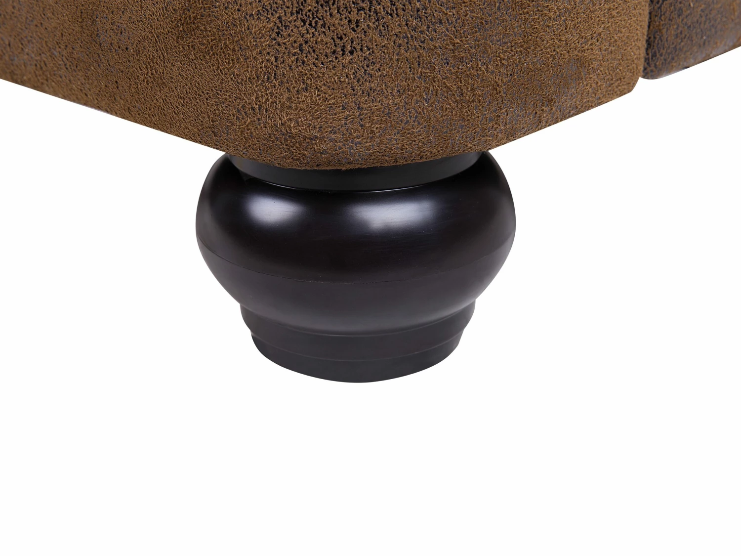 Faux Suede Bed Brown CAVAILLON Various Sizes - Image 9