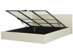 New Arrival 23 Fabric Ottoman Bed Beige ORBEY Various Sizes