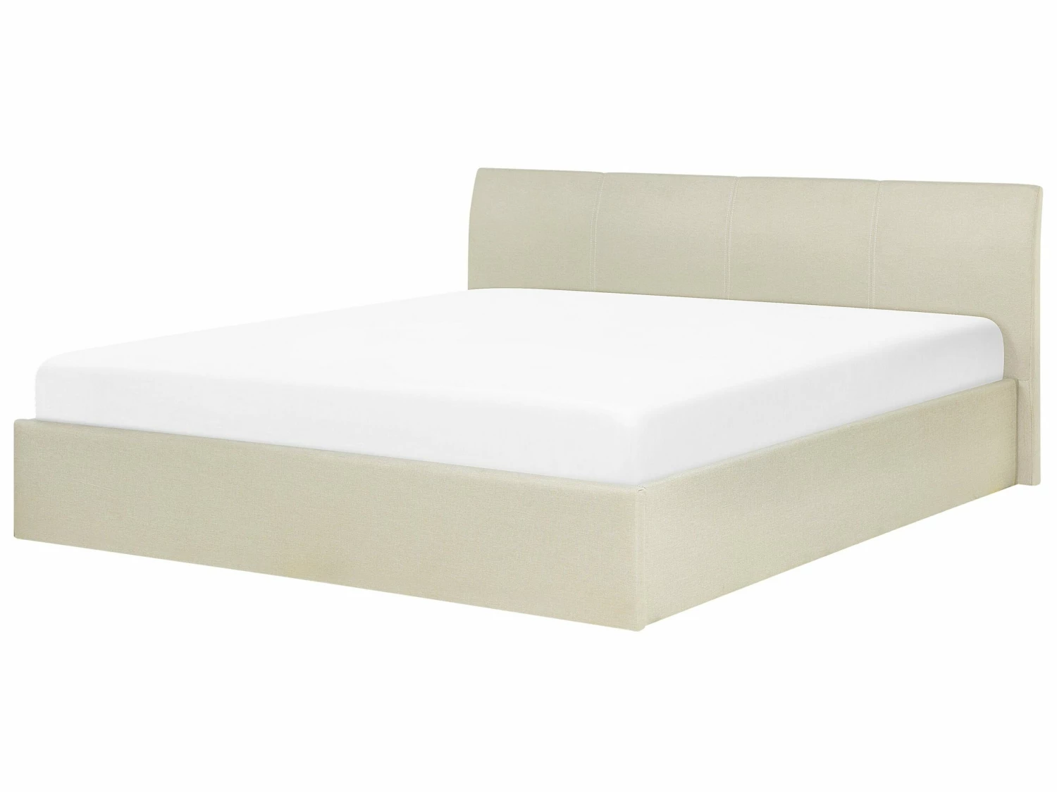 Fabric Ottoman Bed Beige ORBEY Various Sizes - Image 10