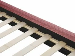 Velvet EU Single Size Bed Pink BAYONNE -Cheap Bed Linings Store undef src sa picid 729787 type whitesh image