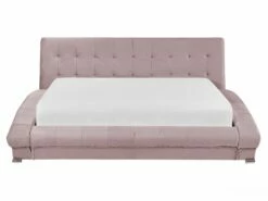 Velvet EU King Size Bed Pink LILLE -Cheap Bed Linings Store undef src sa picid 729977 type whitesh image