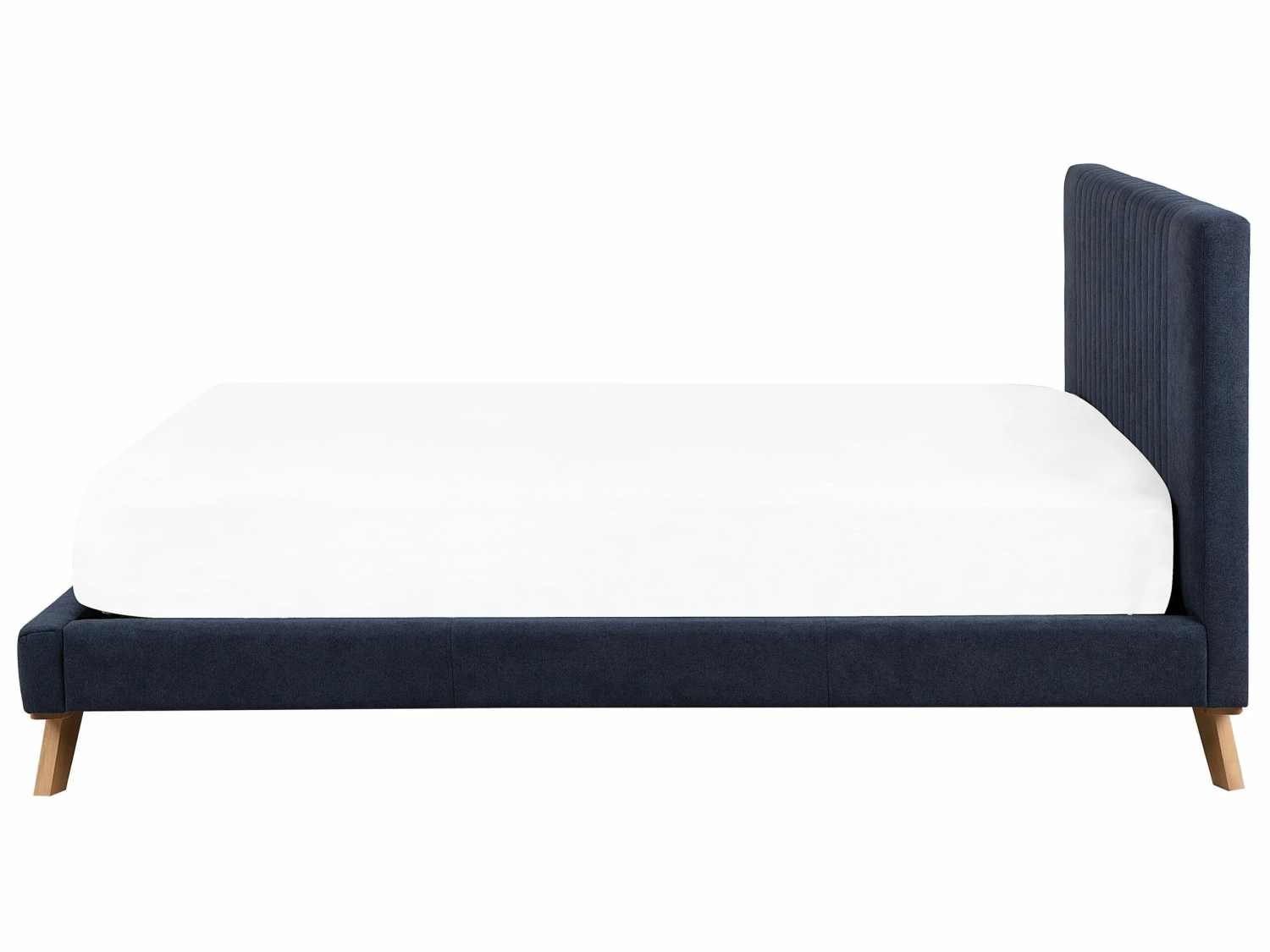 Fabric Bed Dark Blue TALENCE Various Sizes - Image 5