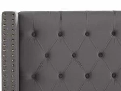 Velvet Bed Grey LUBBON Various Sizes -Cheap Bed Linings Store undef src sa picid 734246 type whitesh image