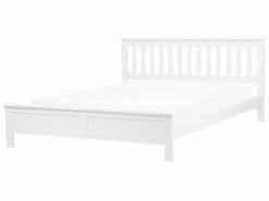 Wooden Bed White MAYENNE Various Sizes