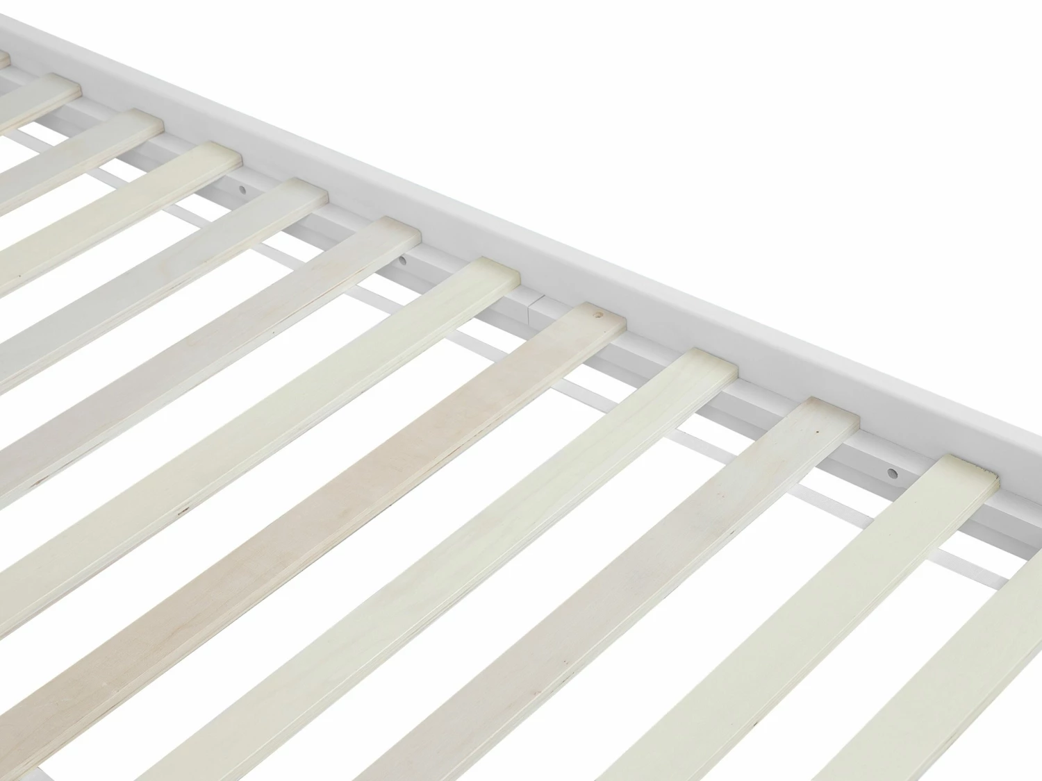 Wooden Bed White MAYENNE Various Sizes 6 Wooden Bed White MAYENNE Various Sizes - Image 6