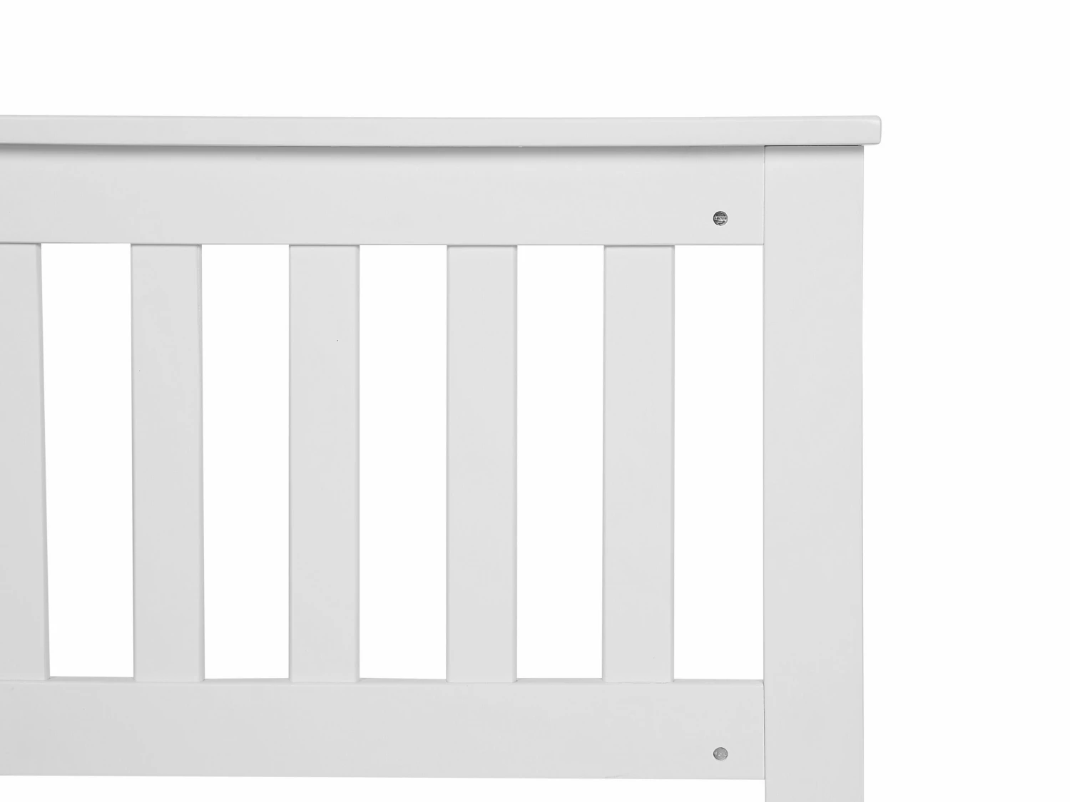 Wooden Bed White MAYENNE Various Sizes 7 Wooden Bed White MAYENNE Various Sizes - Image 7