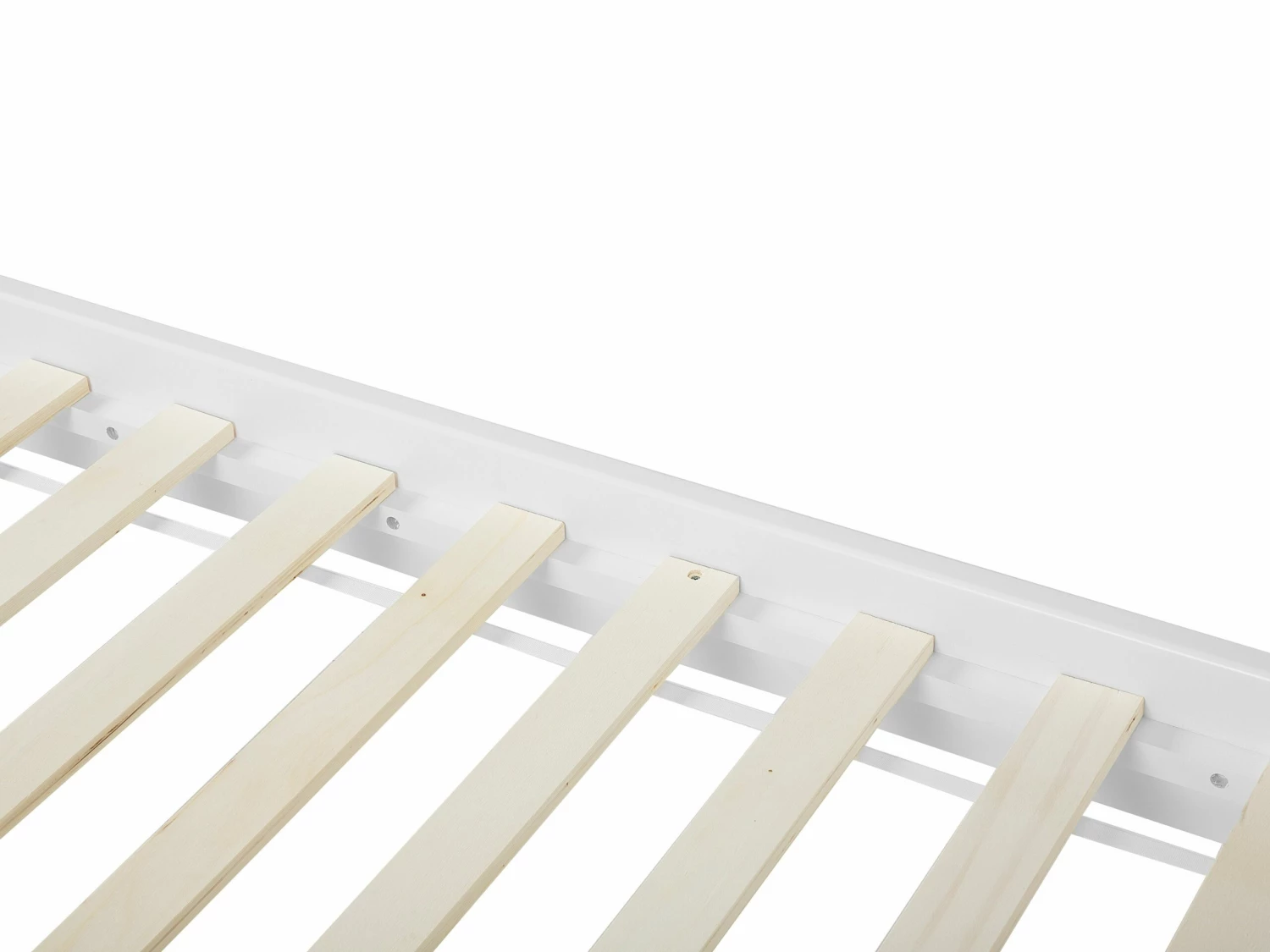 Wooden Bed White TANNAY Various Sizes - Image 6