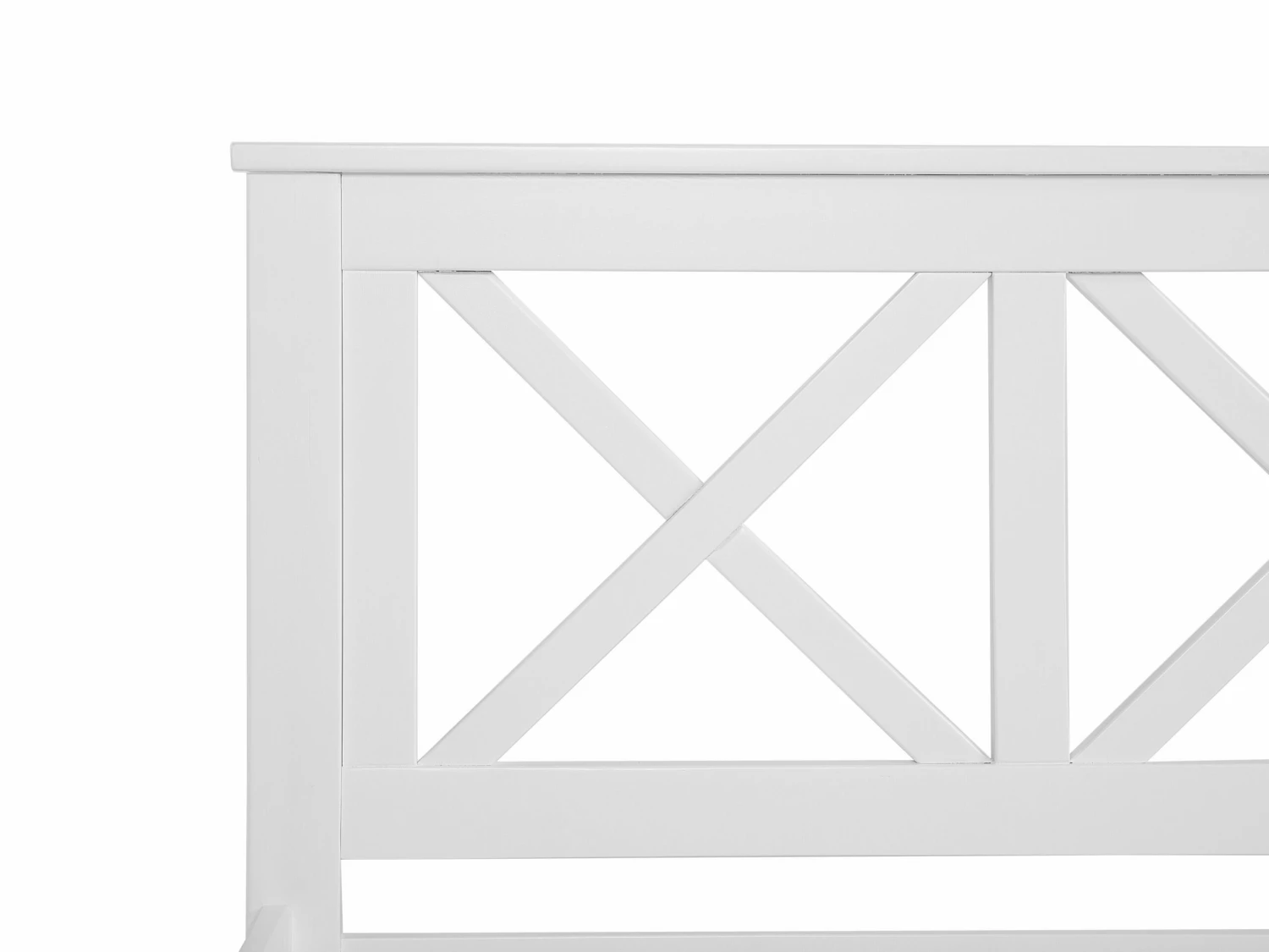 Wooden Bed White TANNAY Various Sizes - Image 7