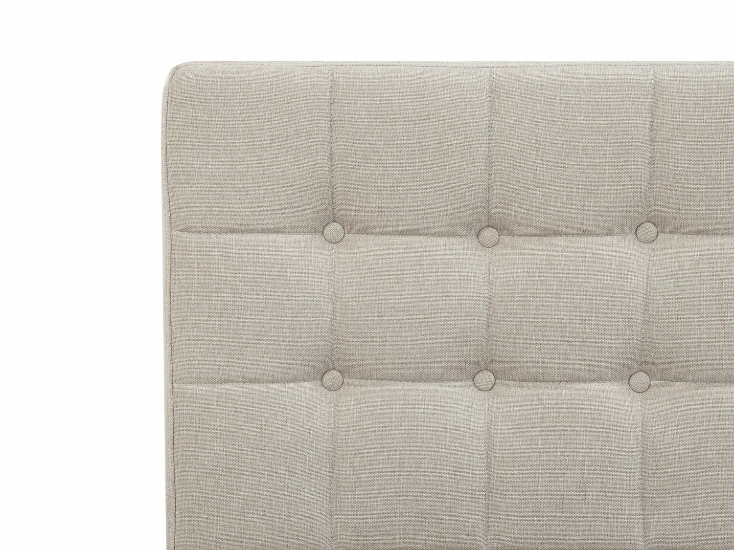 Fabric EU Single Adjustable Bed Beige DUKE 9 Fabric EU Single Adjustable Bed Beige DUKE - Image 9