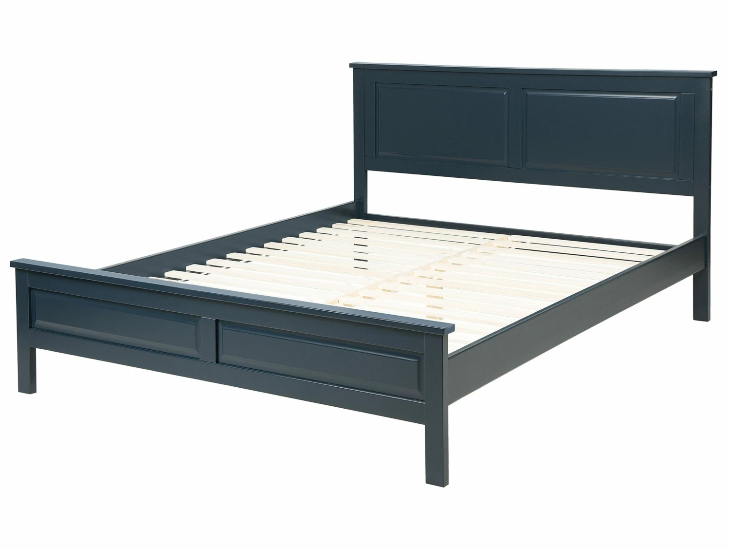 Wooden Bed Blue OLIVET Various Sizes - Image 5