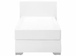 Faux Leather EU Single Size Divan Bed White PRESIDENT 11 Faux Leather EU Single Size Divan Bed White PRESIDENT -Cheap Bed Linings Store undef src sa picid 734718 type whitesh image