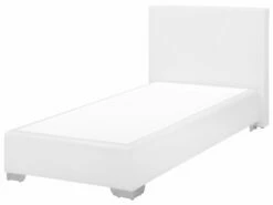 Faux Leather EU Single Size Divan Bed White PRESIDENT 12 Faux Leather EU Single Size Divan Bed White PRESIDENT -Cheap Bed Linings Store undef src sa picid 734719 type whitesh image