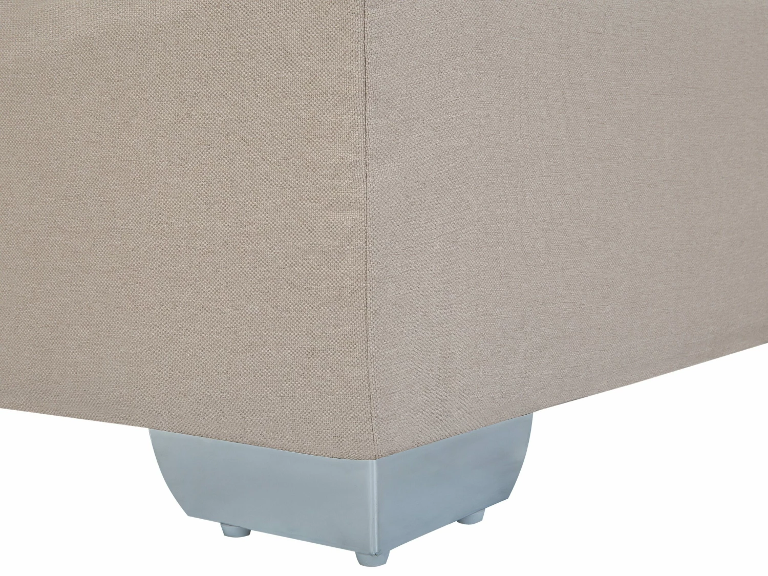 Fabric EU Single Size Divan Bed Beige ADMIRAL - Image 6