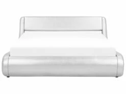 Faux Leather Ottoman Bed Silver AVIGNON Various Sizes -Cheap Bed Linings Store undef src sa picid 735136 type whitesh image