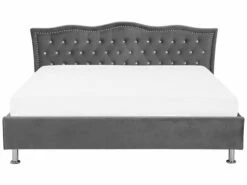 Velvet Bed Dark Grey METZ Various Sizes -Cheap Bed Linings Store undef src sa picid 736347 type whitesh image