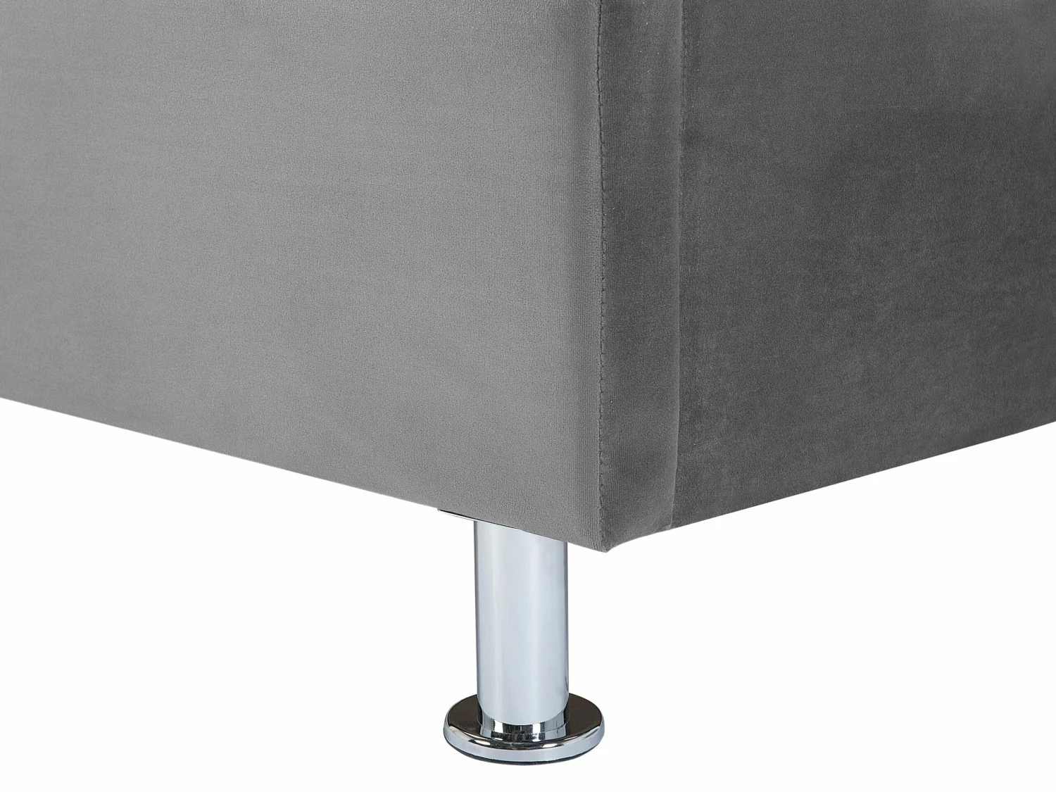 Velvet Bed Dark Grey METZ Various Sizes - Image 8