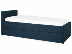 Fabric EU Single Trundle Bed Blue MARMANDE -Cheap Bed Linings Store undef src sa picid 737142 type whitesh image