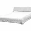 Velvet Waterbed Silver AVIGNON Various Sizes