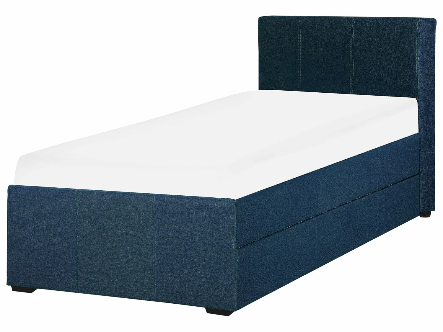 Fabric EU Single Trundle Bed Blue MARMANDE - Image 6