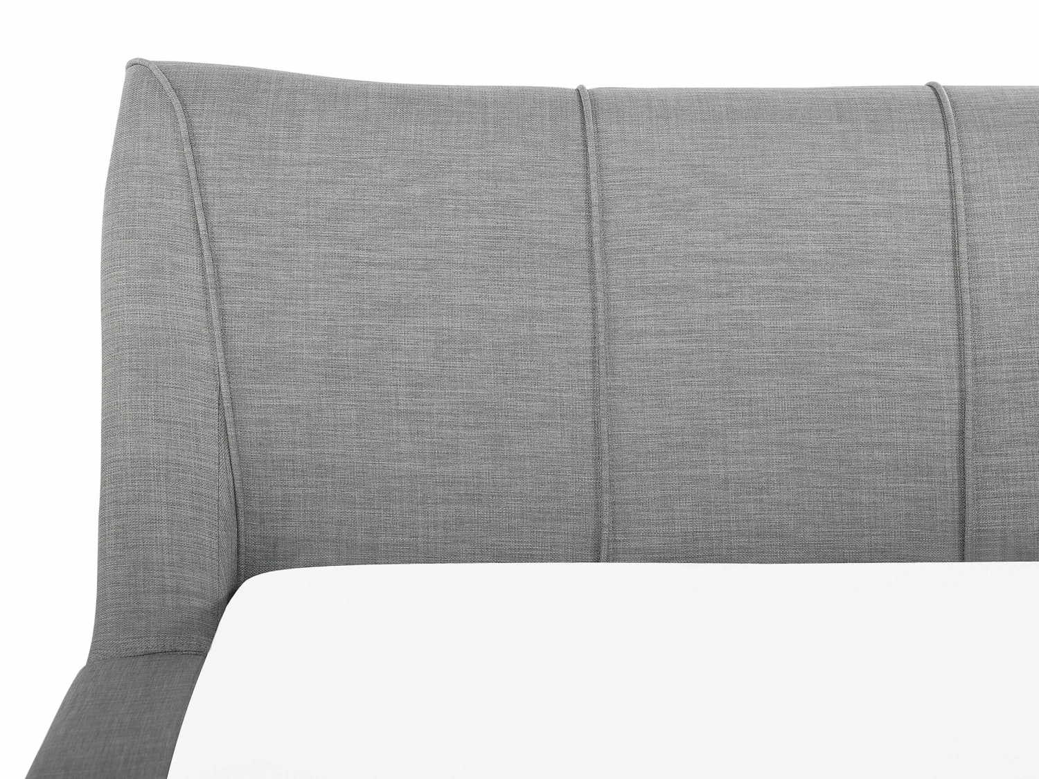 Fabric Bed Grey NANTES Various Sizes 5 Fabric Bed Grey NANTES Various Sizes - Image 5