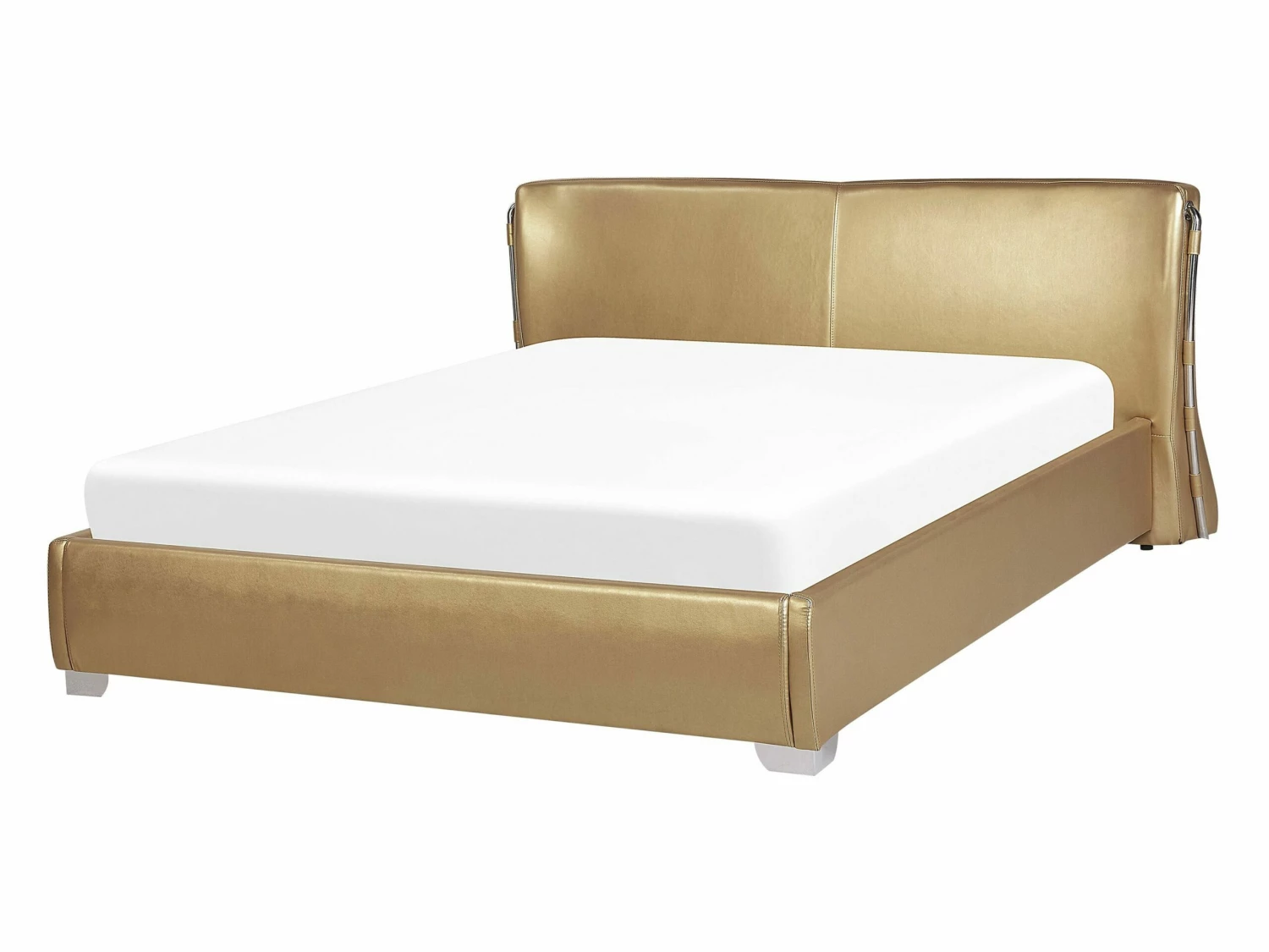 Leather Bed Gold PARIS Various Sizes