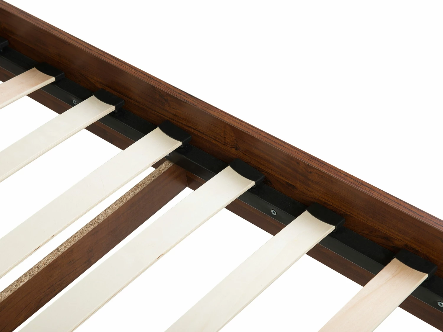 Bed With LED Dark Wood MIALET Various Sizes - Image 10