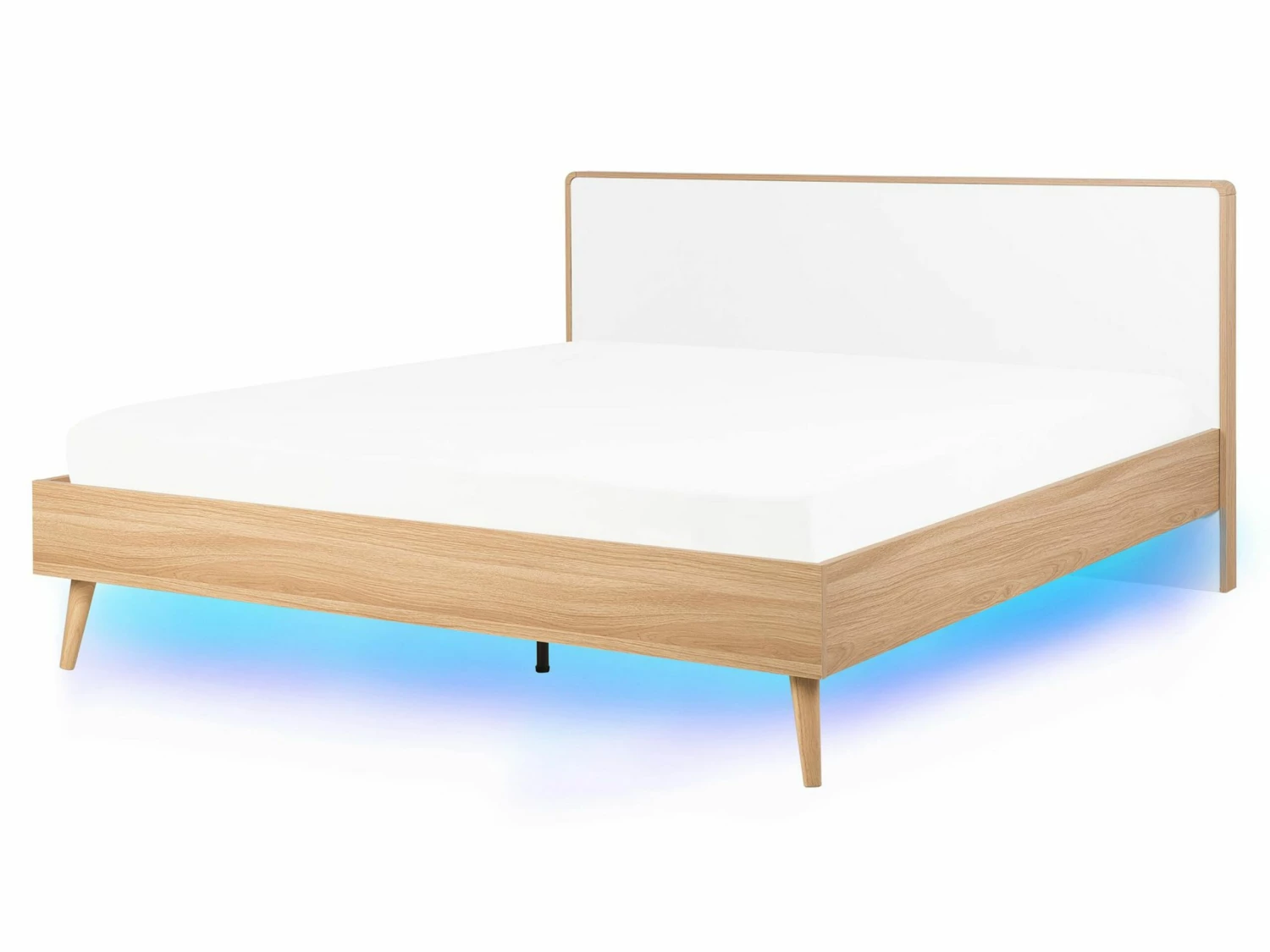 Bed LED Light Wood SERRIS Various Sizes 1 Bed LED Light Wood SERRIS Various Sizes