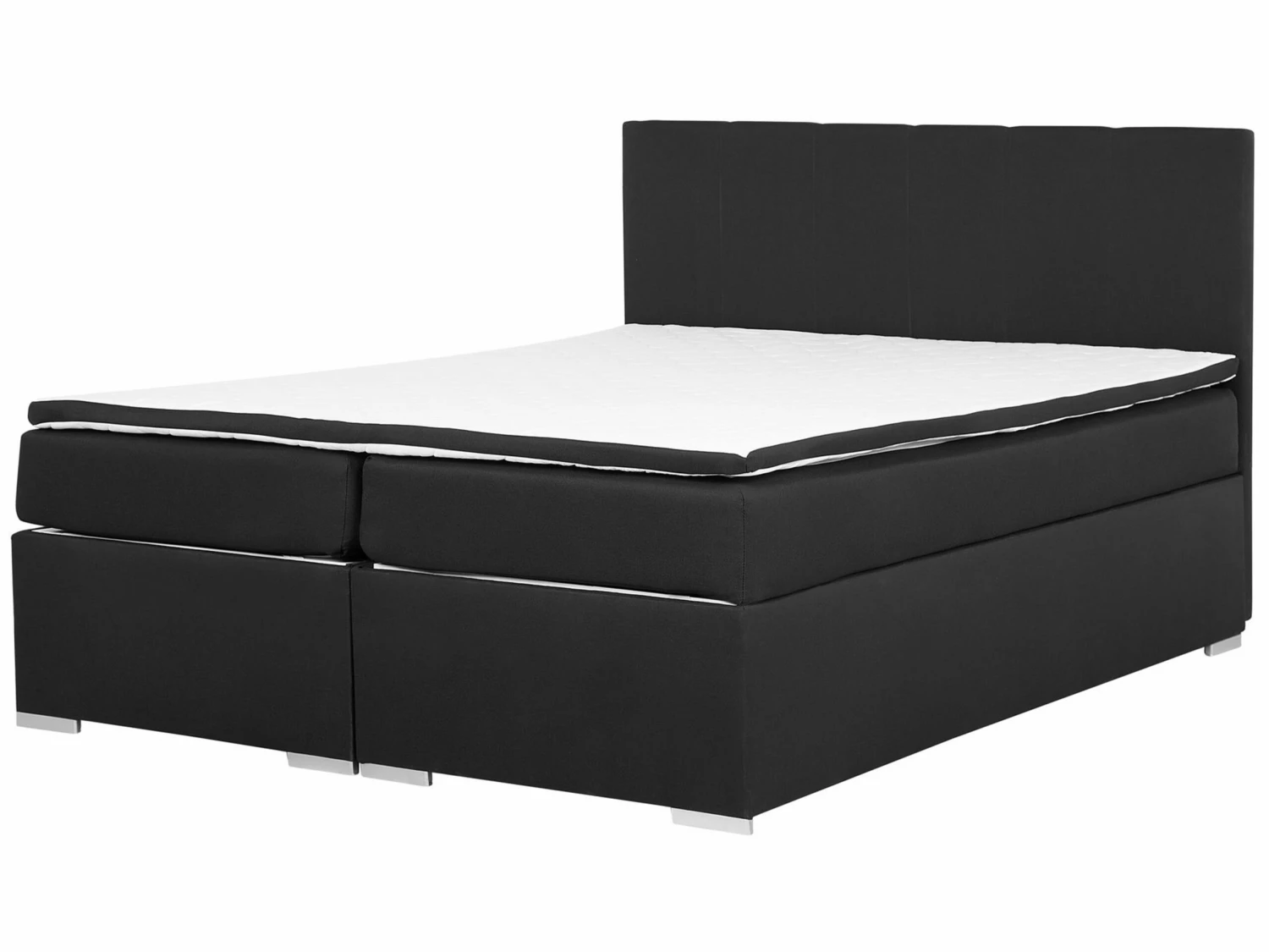 Fabric Divan Bed Black LORD Various Sizes - Image 8